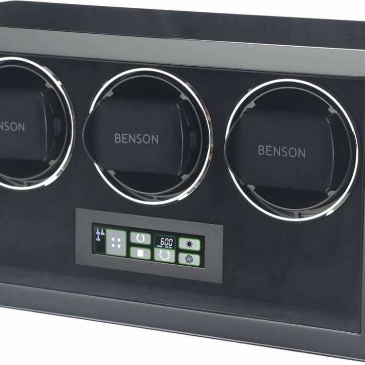 Benson Watch Winder Compact Triple 3.BS Black - Black