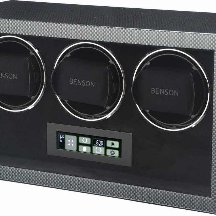 Benson Watch Winder Compact Triple 3.CF Carbon - Black