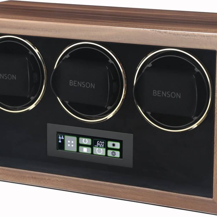 Benson Watch Winder Compact Triple 3.WAG Brown - Black