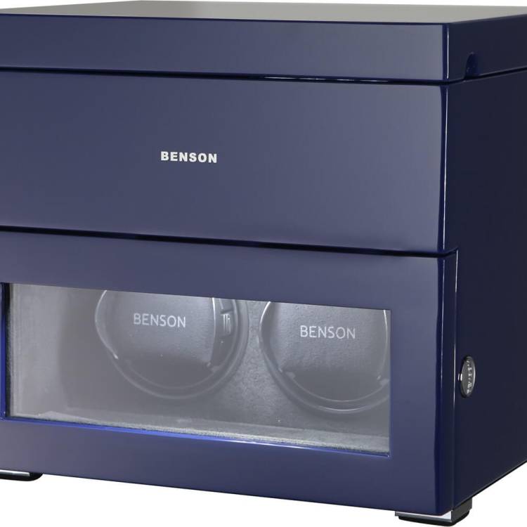 Benson Watch Winder Black Series 2.16.BL Blue Limited Edition - Black