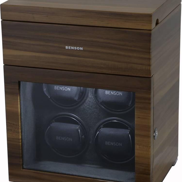 Benson Watch Winder Black Series 4.16.WA Walnut Limited Edition - Black