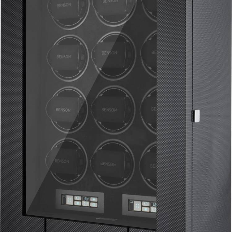 Benson Watch Winder Black Series Pro 12.19.CF Carbon Fiber - Black