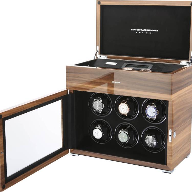 Benson Watch Winder Black Series 6.16.WL Walnut Limited Edition