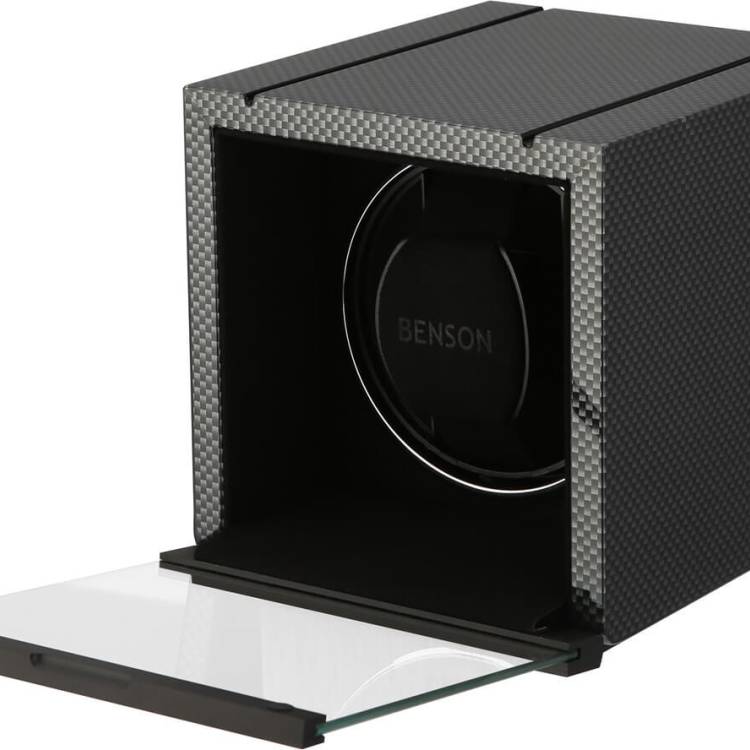Benson Watch Winder Single Swiss Series 1.20 Carbon Fibre