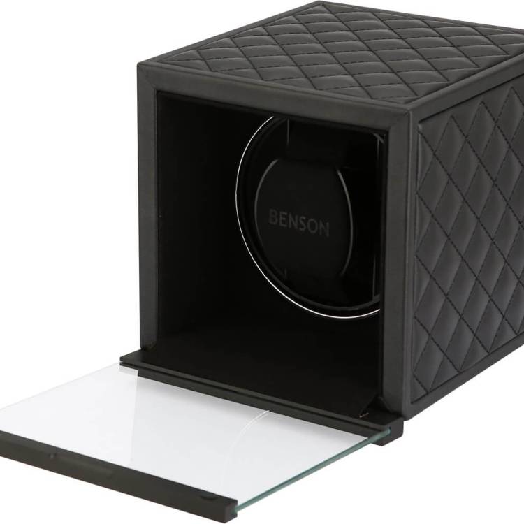 Benson Watch Winder Single Swiss Series 1.20 Black Leather