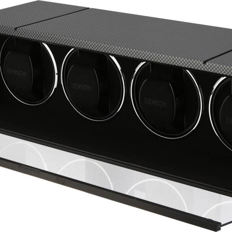 Benson Watch Winder Quad Swiss Series 4.20 Carbon Fibre