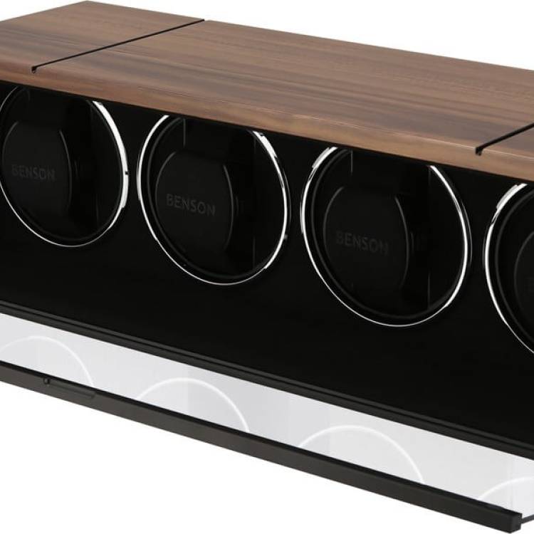Benson Watch Winder Quad Swiss Series 4.20 Walnut