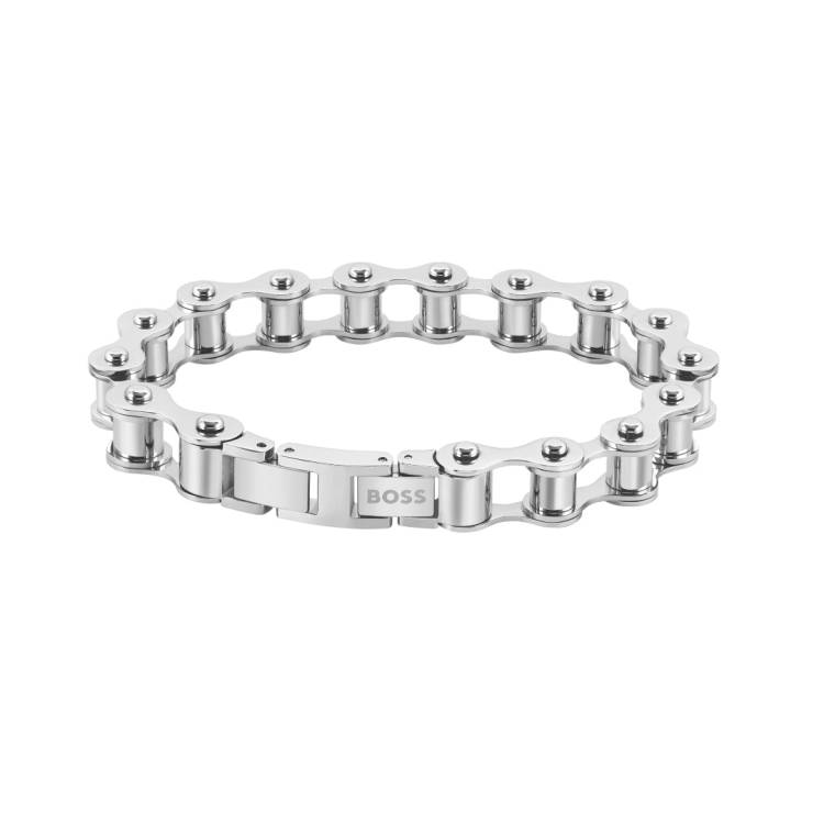Boss Cycle Stainless Steel Chain Bracelet