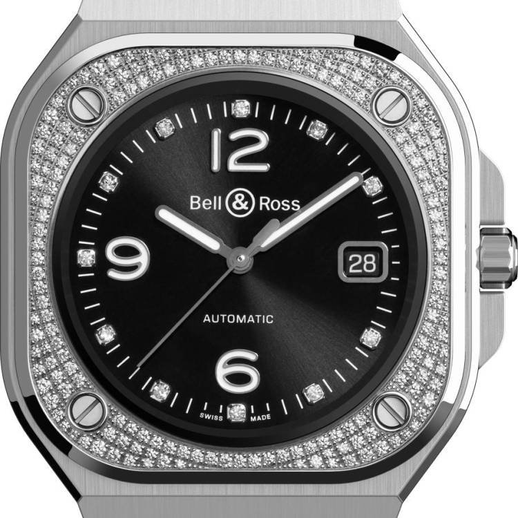 Bell & Ross Watch BR 05 Diamond Bracelet
