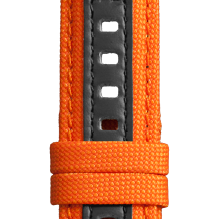 Bell & Ross Strap Vintage BR Canvas Orange Without Buckle D