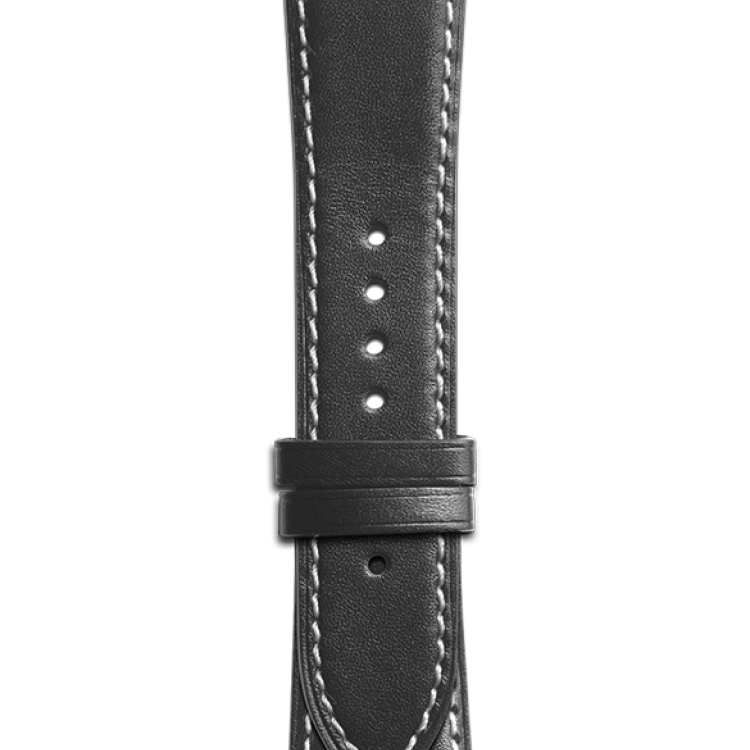 Bell & Ross Strap Vintage BR V2 Black Calfskin Medium - Black