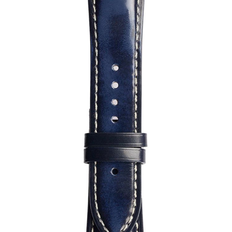 Bell & Ross Strap Vintage BR V2 Blue Calfskin Large - Blue
