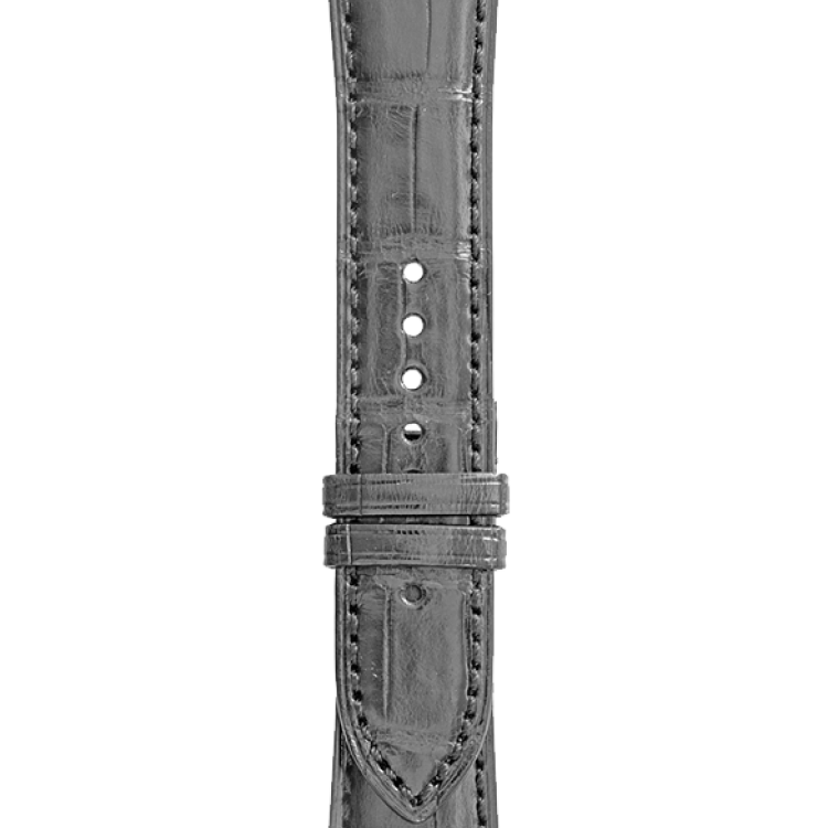 Bell & Ross Strap Vintage BR V2 Grey Alligator Small - Brown