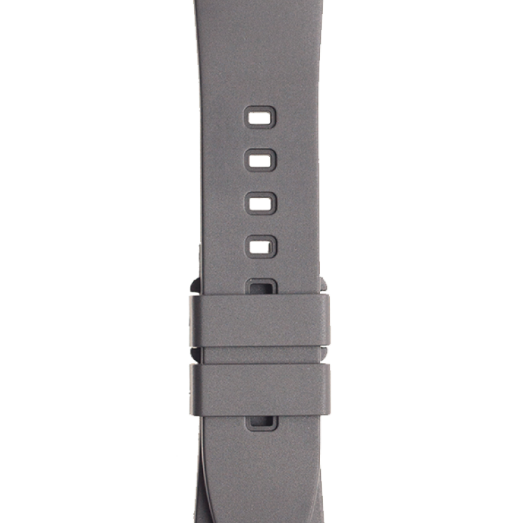 Bell & Ross Strap Vintage BR V2 Grey Rubber Small - Grey