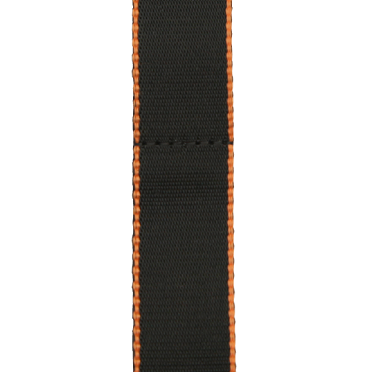 Bell & Ross Strap Vintage BR V2 Black Orange Nato Medium - Black