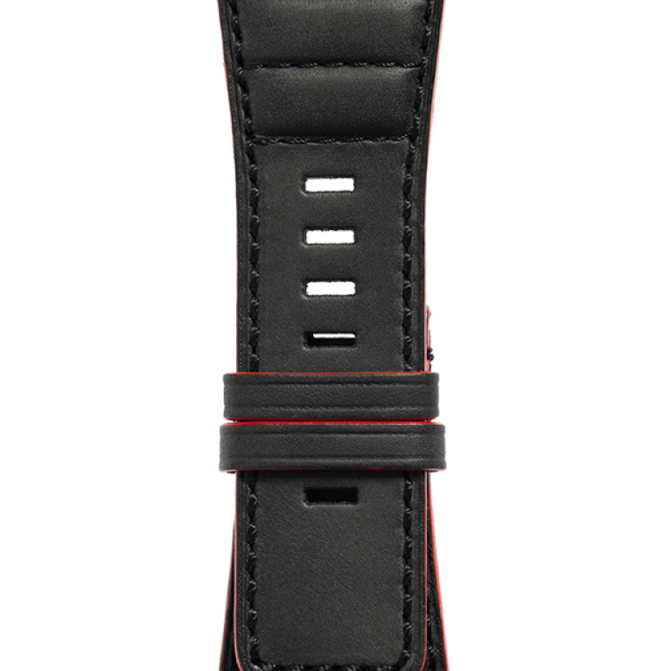 Bell & Ross Strap BR 01/03 BR-X1 Quilted Calfskin Black Small - Black