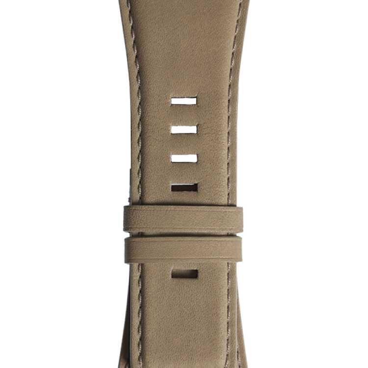 Bell & Ross Strap BR 01/03 Desert Type Beige Calfskin Small - Silver