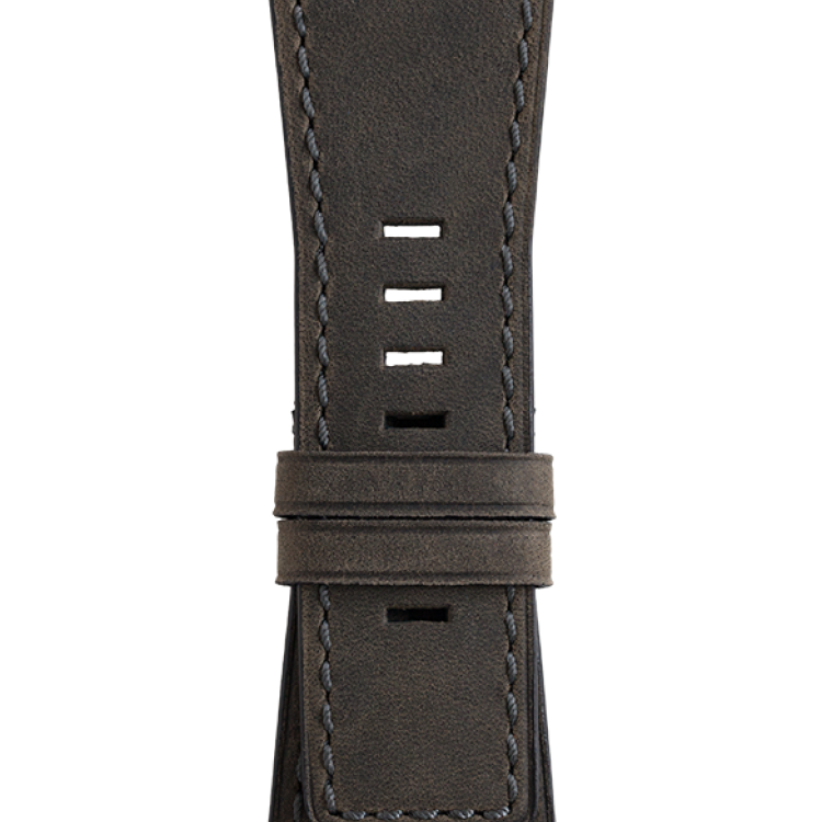Bell & Ross Strap BR01/BR03 Calfskin Grey XS - Grey
