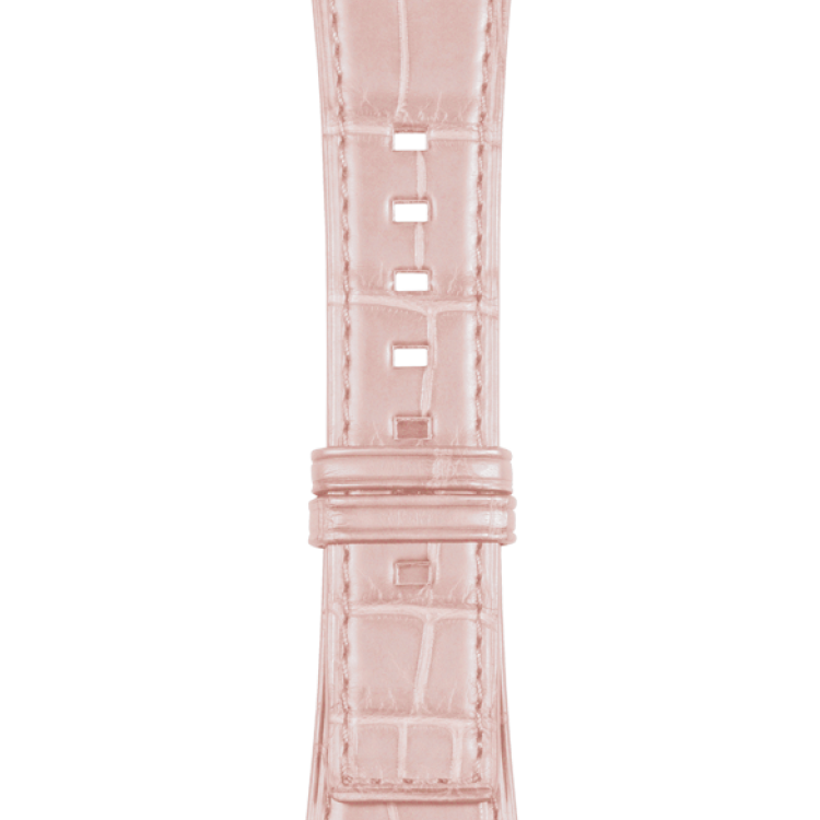 Bell & Ross Strap BR S Pink Alligator Large - Pink