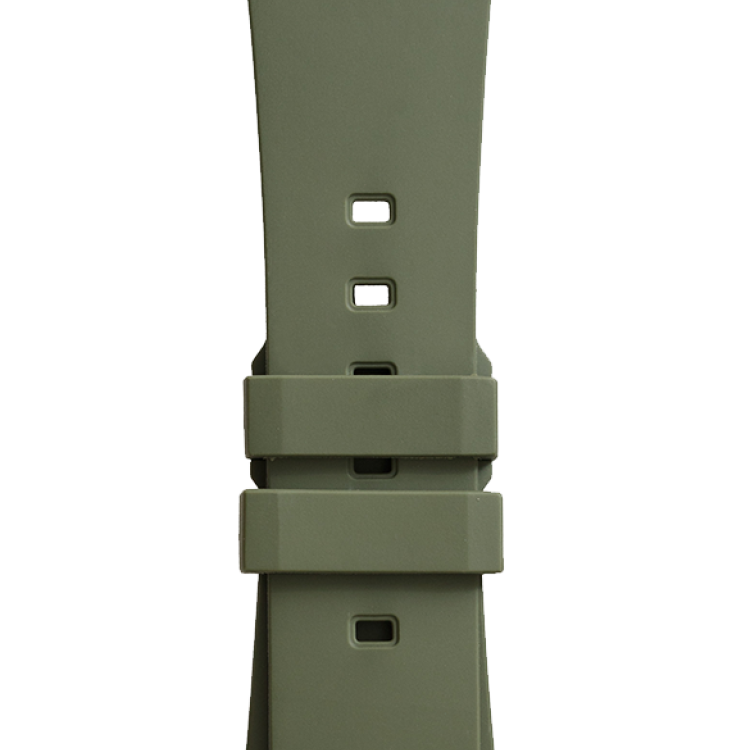 Bell & Ross Strap BRS Rubber Khaki XS - Khaki