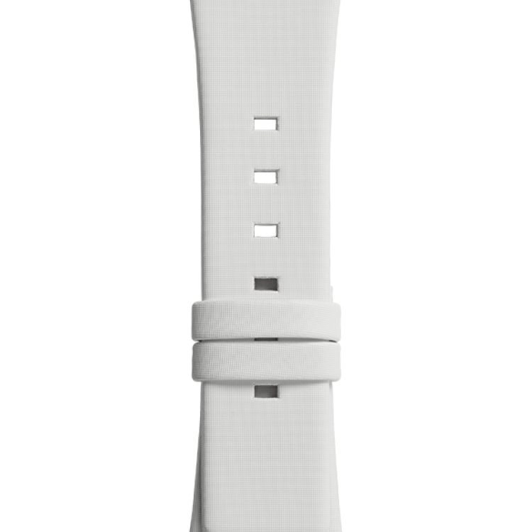 Bell & Ross Strap BR S White Satin Medium - White