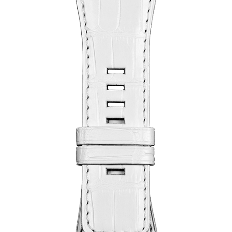 Bell & Ross Strap BR 01/03 BR-X2 White Alligator Large - White
