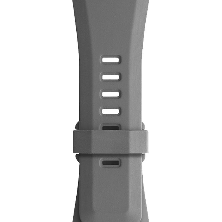 Bell & Ross Strap BR 01/03 BR-X1 Grey Rubber Small - Grey
