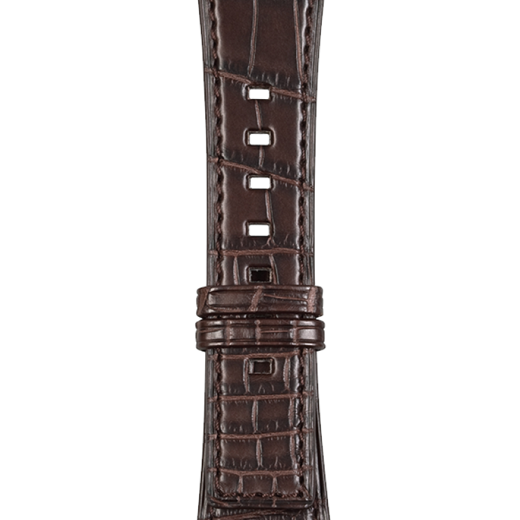 Bell & Ross Strap BR S Heritage Brown Alligator Small - Brown