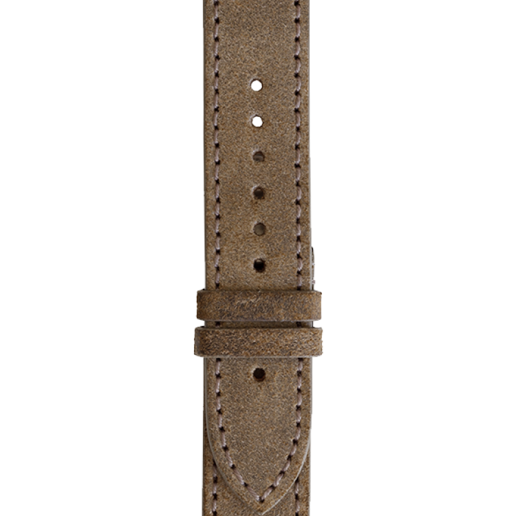 Bell & Ross Strap Military WW2 Aged Brown Calfskin Large - Brown