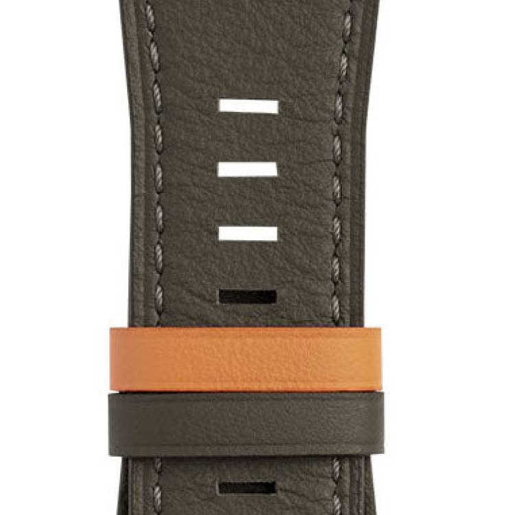 Bell & Ross Strap BR01/BR03 Calfskin Khaki Orange Reversible - Green