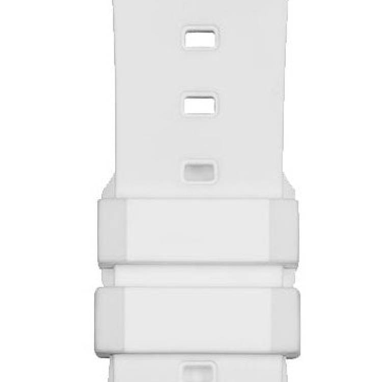 Bell & Ross Strap BRS Rubber White - White