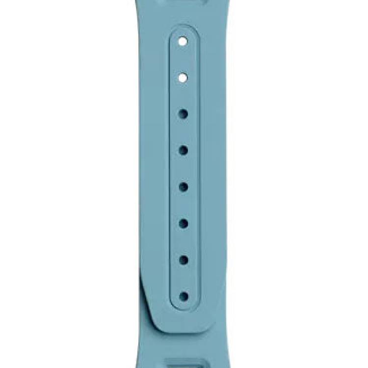 Bell & Ross Strap Rubber BR-X5 Openworked Ice Blue - Blue