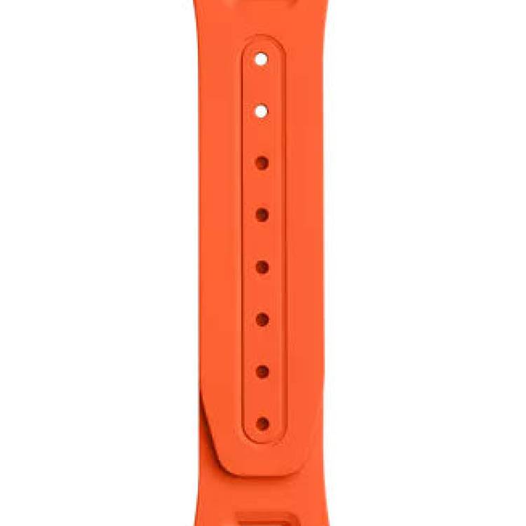 Bell & Ross Strap Rubber BR-X5 Openworked Orange - Orange