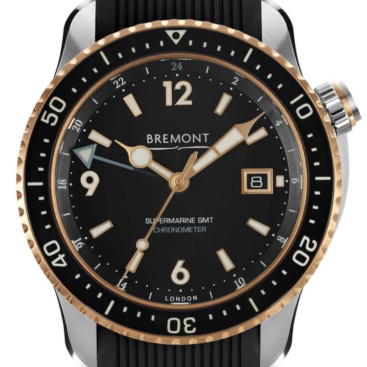 Bremont Watch Supermarine Descent II Black Strap - Black