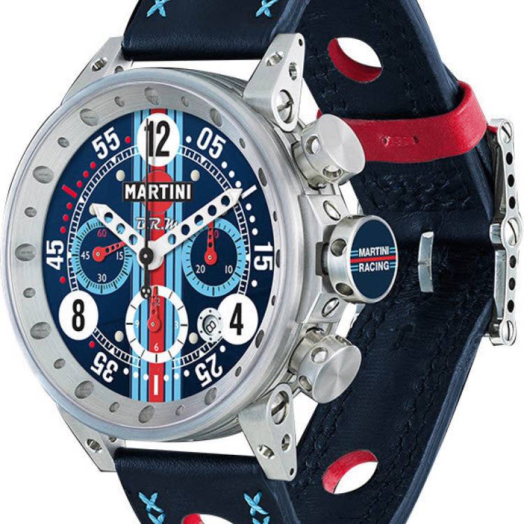 B.R.M. Watch V12-44 Martini Racing Blue - Blue