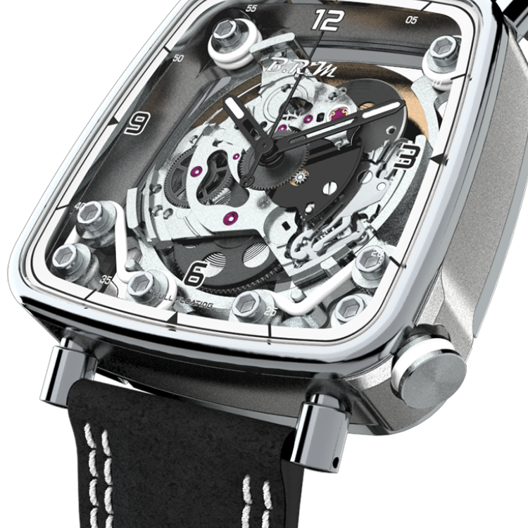 B.R.M. Watch FF39-40 Grey Titanium - Grey