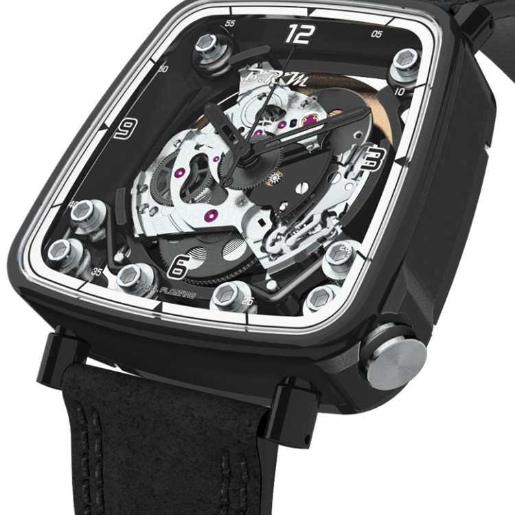 B.R.M. Watch FF39-40 Black Titanium - Black