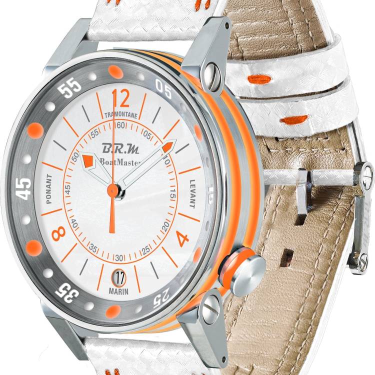 B.R.M. Watch Boat Master BM2 34mm White