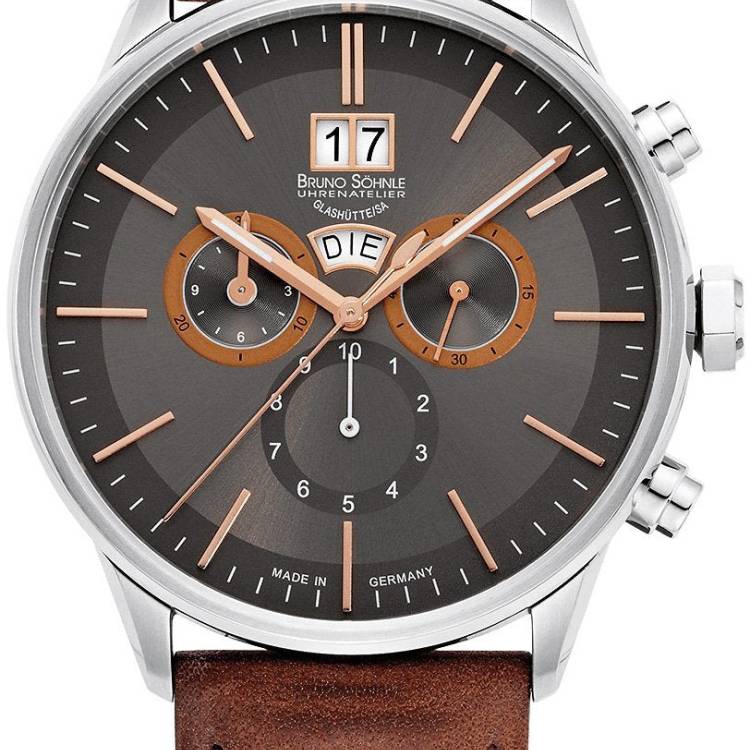 Bruno Sohnle Watch Triest Chronograph - Grey