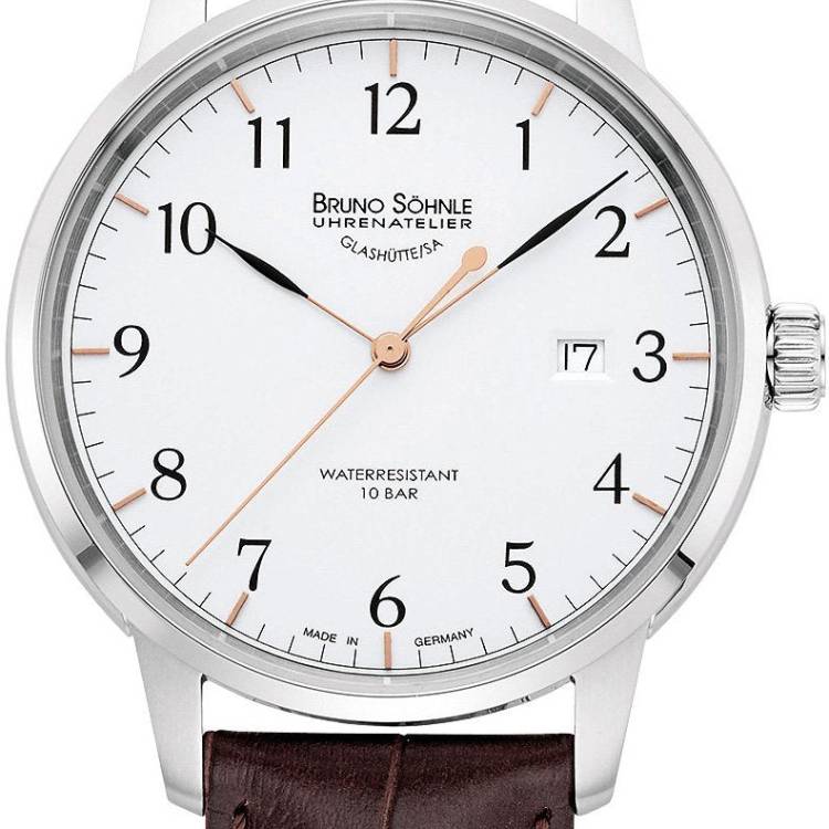 Bruno Sohnle Watch Hamburg I Big - White