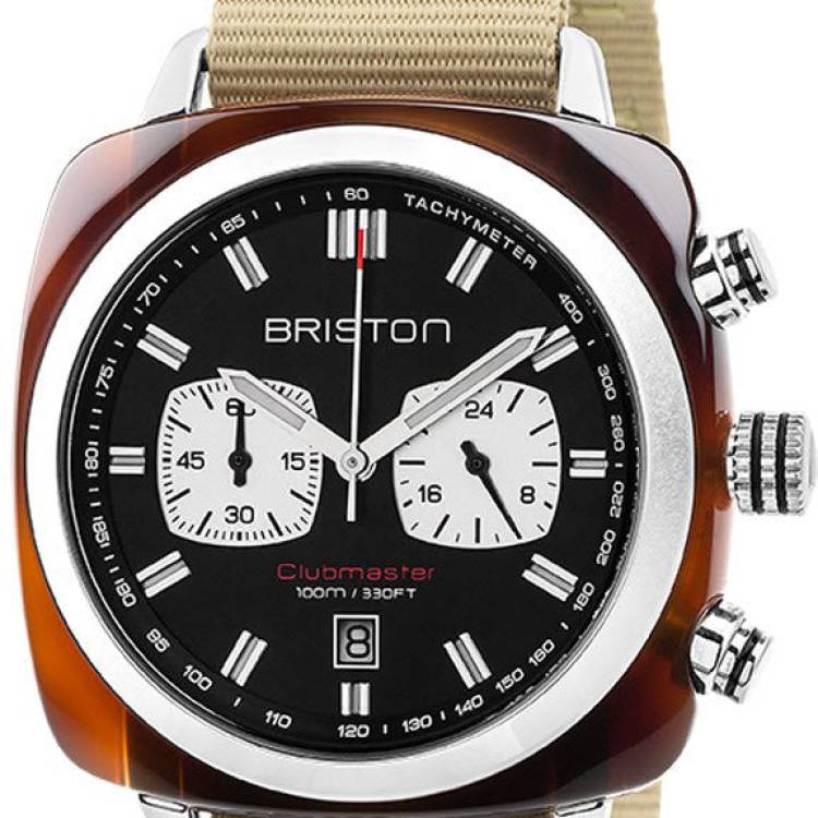 Briston Watch Clubmaster Sport Icons - Black