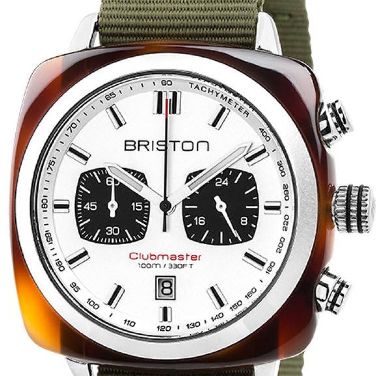 Briston Watch Clubmaster Sport Icons - White