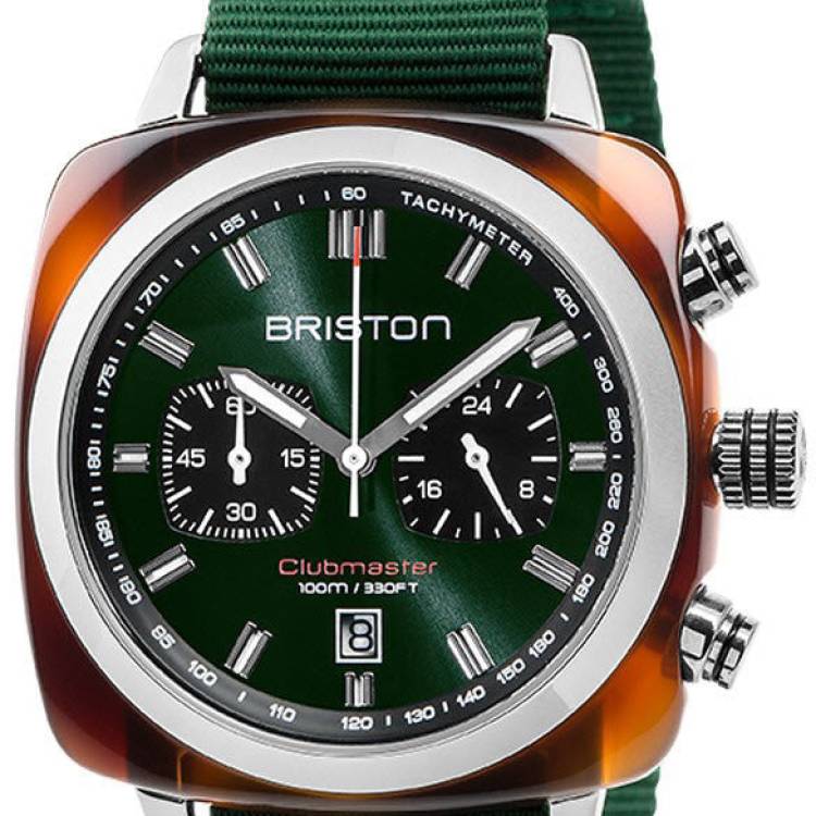 Briston Watch Clubmaster Sport Icons - Green