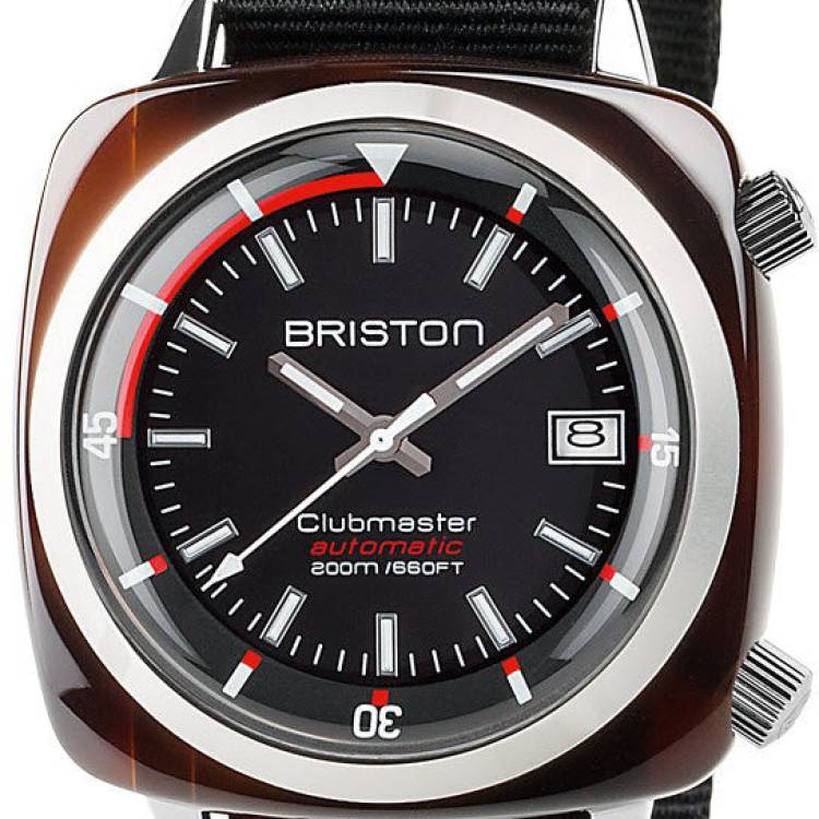 Briston Watch Clubmaster Diver Icons - Black