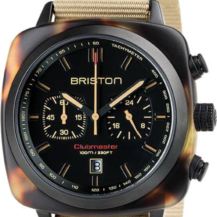 Briston Watch Clubmaster Sport Safari - Black