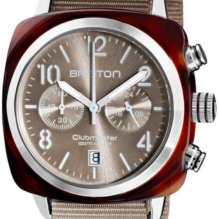 Briston Watch Clubmaster Classic Acetate - Grey
