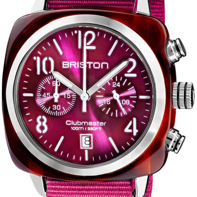 Briston Watch Clubmaster Classic Acetate - Pink