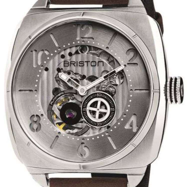 Briston Watch Streamliner Skeleton Steel - Silver
