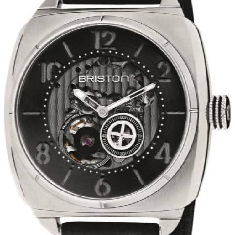 Briston Watch Streamliner Skeleton Steel - Black