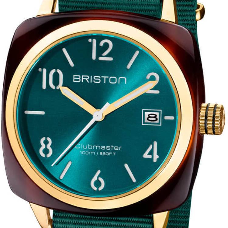 Briston Watch Clubmaster Classic 3 Hands - Green